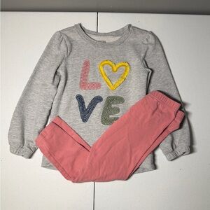 Cozy Kids Love Set - Gray and Pink